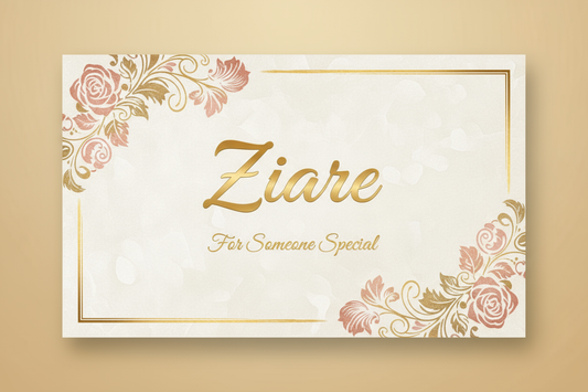 ziare gift card for special someone for special occasion